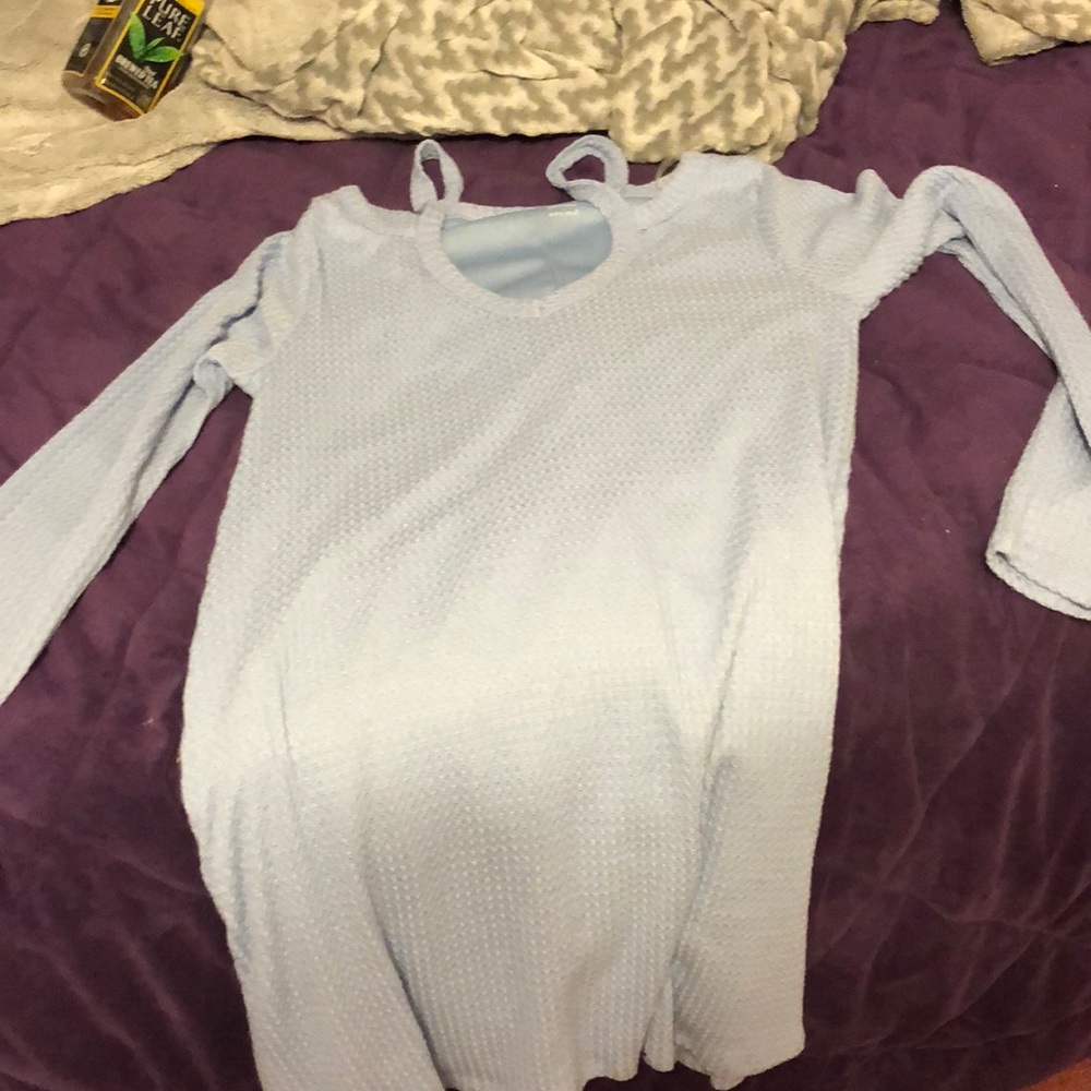 Off the Shoulder Sweater Dress